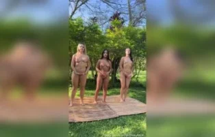 Três gatas gostosas transando lésbico e se chupando